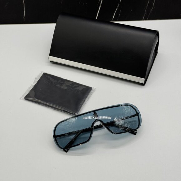 NEW GV7168/S 0MR8 KU GIVENCHY UNISEX SUNGLASSES BLUE EYEWEAR GIVENCHY main image 4